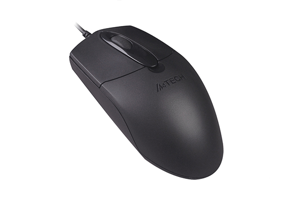 A4Tech OP-720S Wired Silent Click Mouse - Black