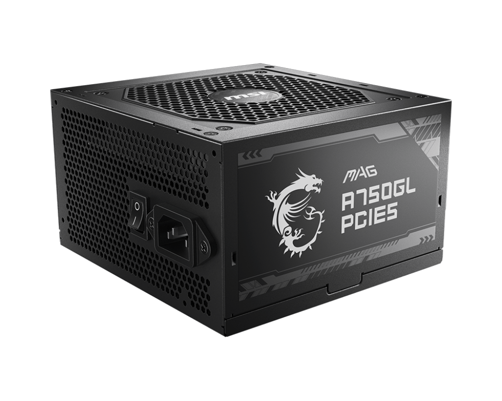MSI MAG A750GL 750w 80 Plus Gold PCIE 5.1 ATX 3.1 - Full Modular Certified Power Supply