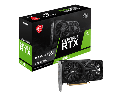MSI GeForce RTX 3050 VENTUS 2X 6G OC