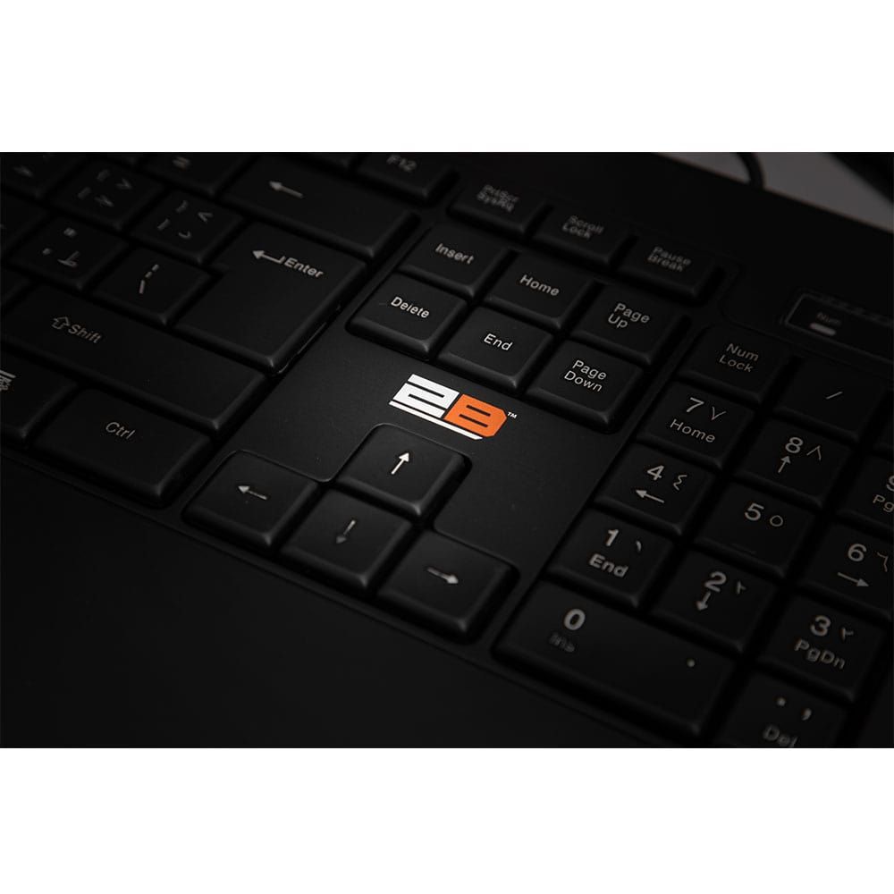 2B (KB665) Business Wired Multimedia Keyboard - Black