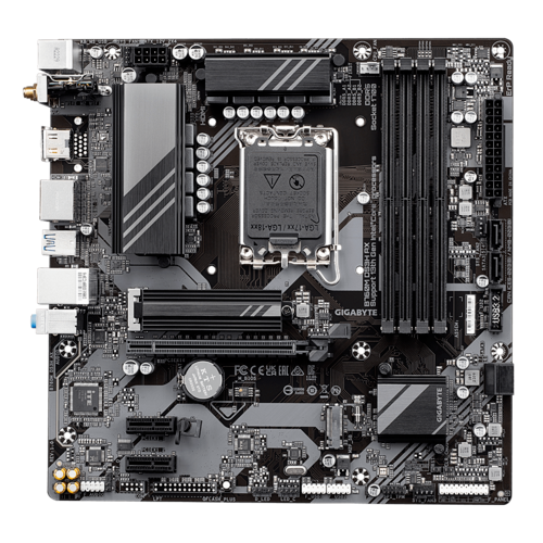 GIGABYTE B760M DS3H AX DDR5 Motherboard Supports Intel Core 12th-13th-14th Gen CPUs With 2xPCIe 4.0 M.2 Slots and DDR5 Memory