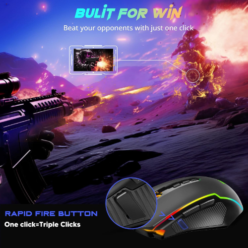 Redragon M910-KS Ranger Lite 8000 DPI Wireless Gaming Mouse