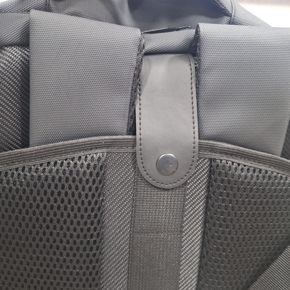 Bagbell 3010 Laptop Backpack Made by High Quality Material 2x Zipper fits up to 15.6 inch- black