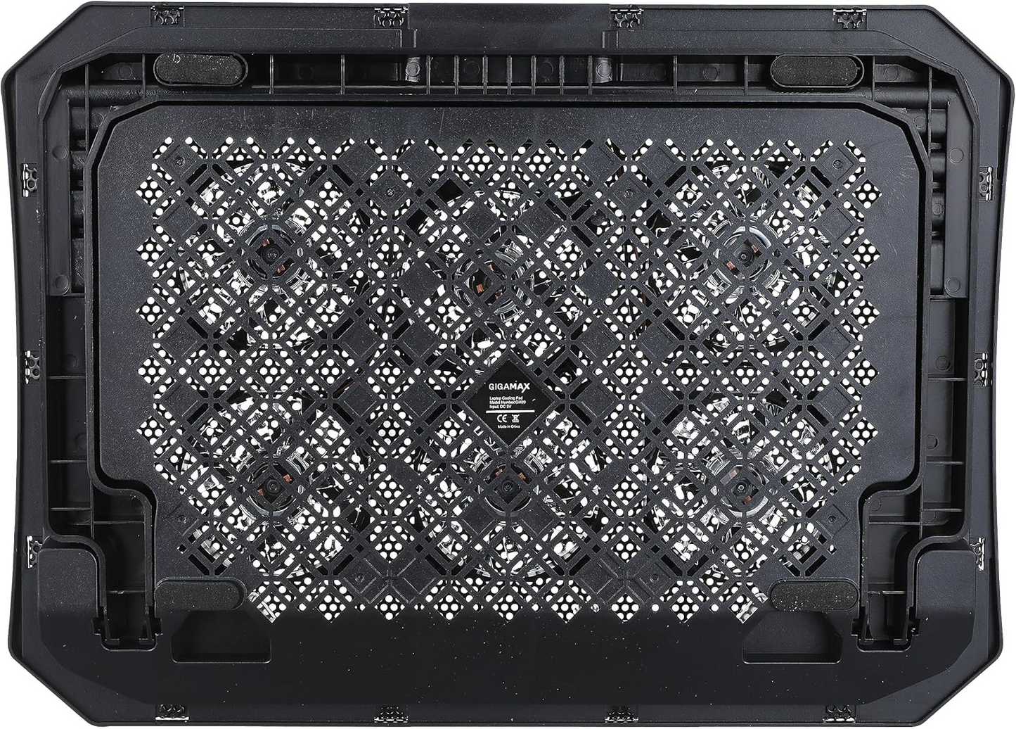 Laptop Cooler Gigamax gm99 cooling pad with 6 fans for laptops - black