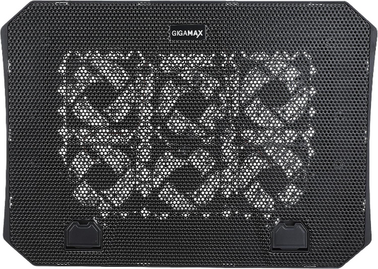 Laptop Cooler Gigamax gm99 cooling pad with 6 fans for laptops - black