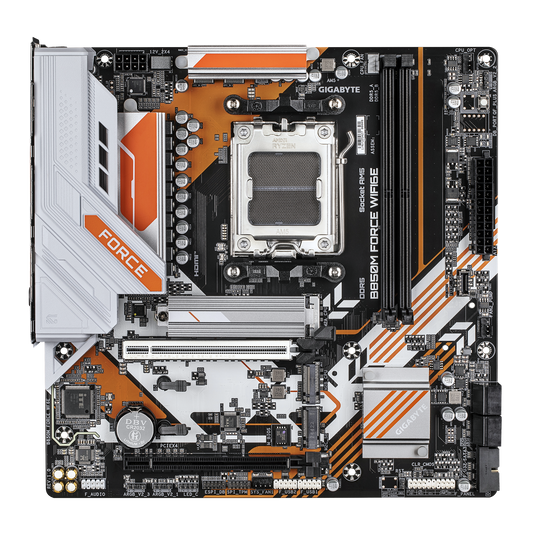 Gigabyte B850M FORCE WIFI6E AMD AM5 DDR5 Motherboard X3D Turbo Mode