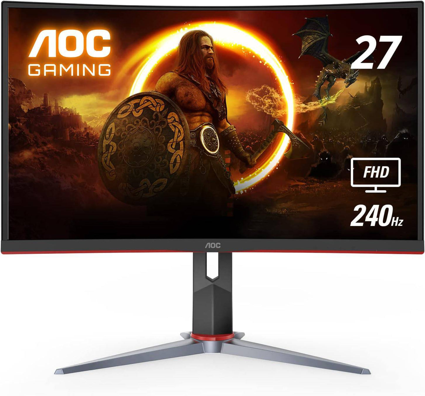 AOC C27G2Z 27inch Curved VA Panel 240Hz 0.5ms FHD Gaming Monitor