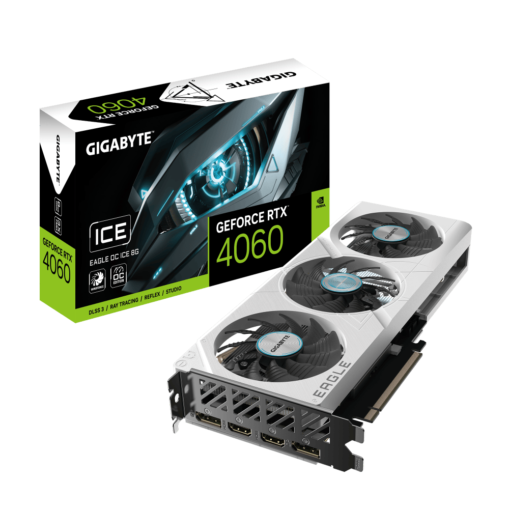 GIGABYTE RTX 4060 EAGLE OC ICE 8G