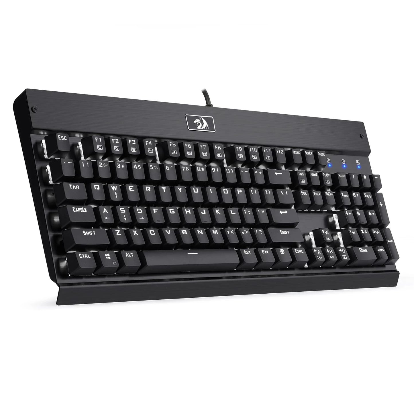 Redragon KG010-KN Gaming Mechanical Keyboard – Brown Switch – White Led -Black