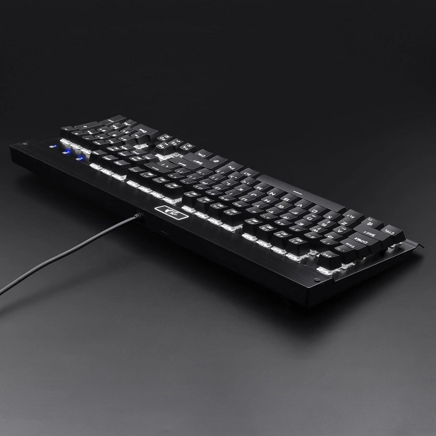 Redragon KG010-KN Gaming Mechanical Keyboard – Brown Switch – White Led -Black