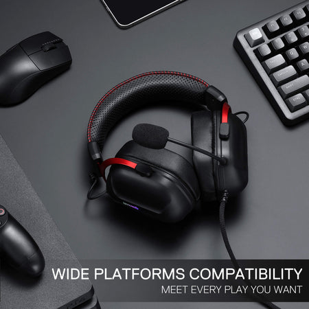 Redragon CYBILL H312 Wired 7.1 Surround Sound RGB USB Gaming Headset