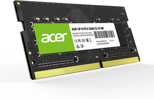 acer SD100 4GB Single RAM 2666 MHz DDR4 CL19 1.2V Laptop Computer Memory
