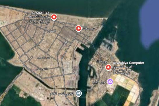 alarabiya computer map