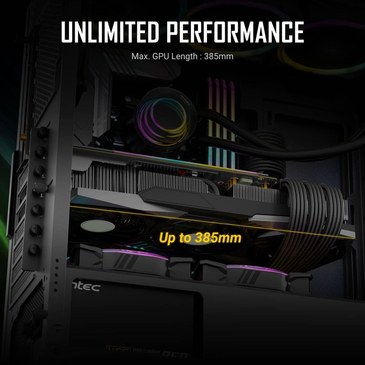 ANTEC AX90 Mid-Tower 4 x 120mm ARGB Fans + 750w Gold 80+