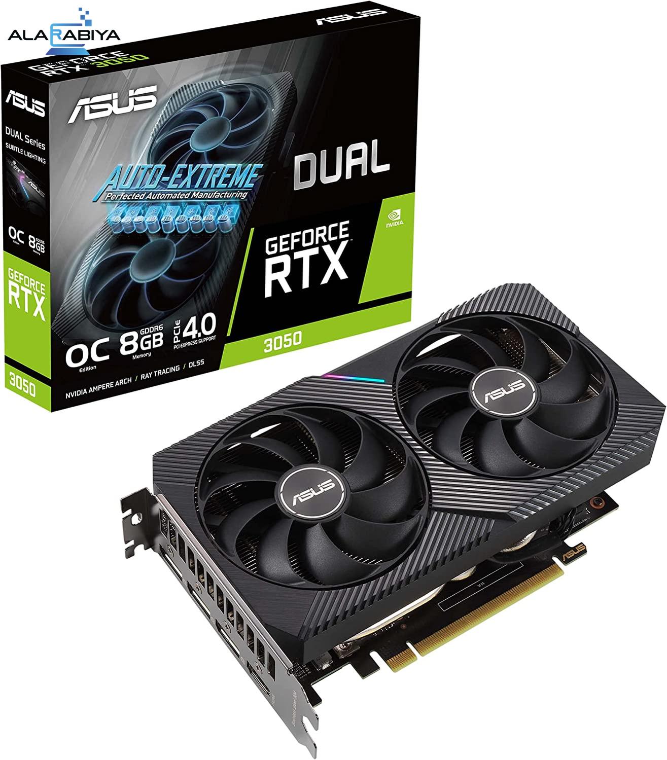 ASUS Dual RTX 3050 OC Edition 8GB GDDR6