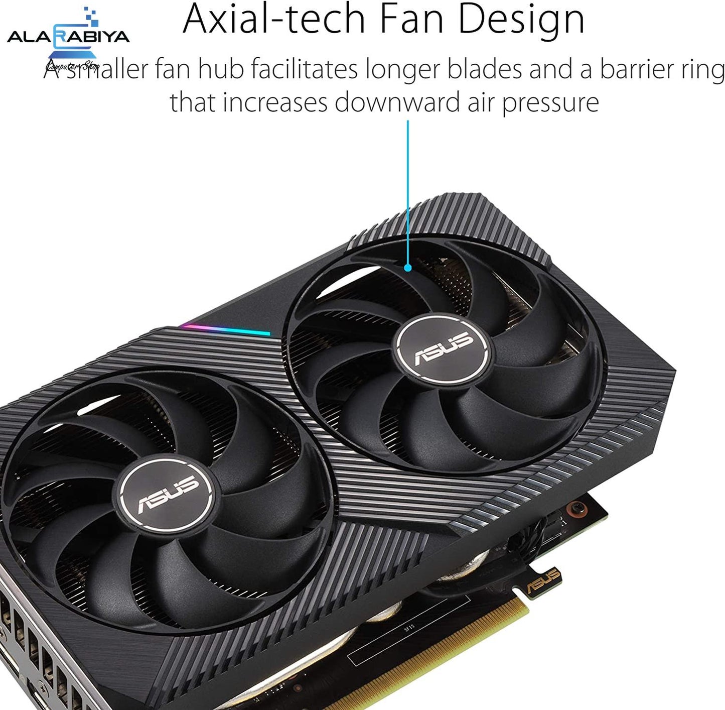 ASUS Dual RTX 3050 OC Edition 8GB GDDR6