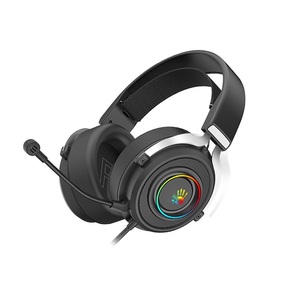 Bloody G535P RGB Stereo Sound Gaming Headset – 3.5mm + USB Black