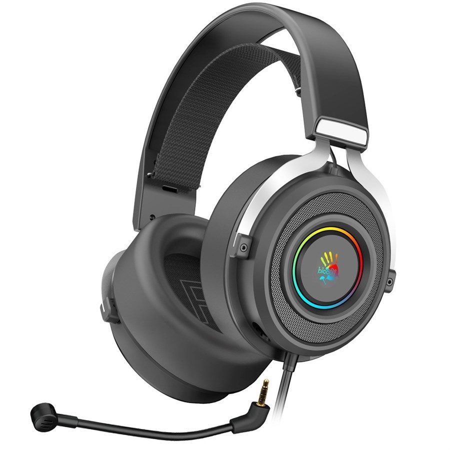 Bloody G535P RGB Stereo Sound Gaming Headset – 3.5mm + USB Black