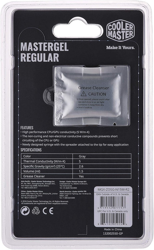 cooler master mastergel regular thermal paste
