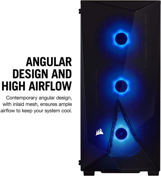 Corsair SPEC DELTA RGB Tempered Glass ,With 550w Psu 80+ Bronze