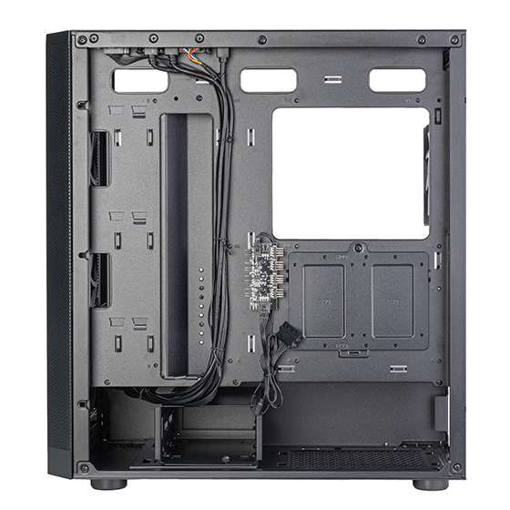 SilverStone FARA 514X ATX Mid-Tower Chassis with 4x ARGB Fans Dual 360mm Radiator Support High Airflow Mesh Panel 394mm GPU Support USB-C I O and High-Capacity Design