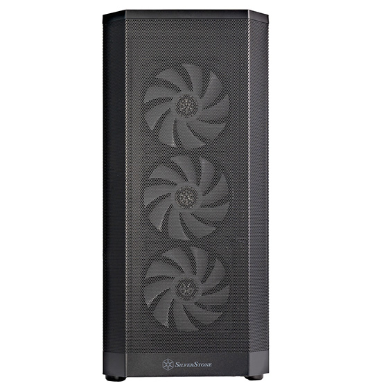 SilverStone FARA 514X ATX Mid-Tower Chassis with 4x ARGB Fans Dual 360mm Radiator Support High Airflow Mesh Panel 394mm GPU Support USB-C I O and High-Capacity Design