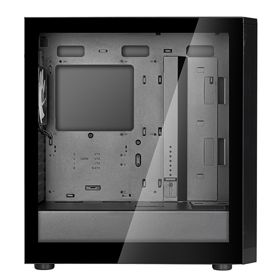 SilverStone FARA 514X ATX Mid-Tower Chassis with 4x ARGB Fans Dual 360mm Radiator Support High Airflow Mesh Panel 394mm GPU Support USB-C I O and High-Capacity Design