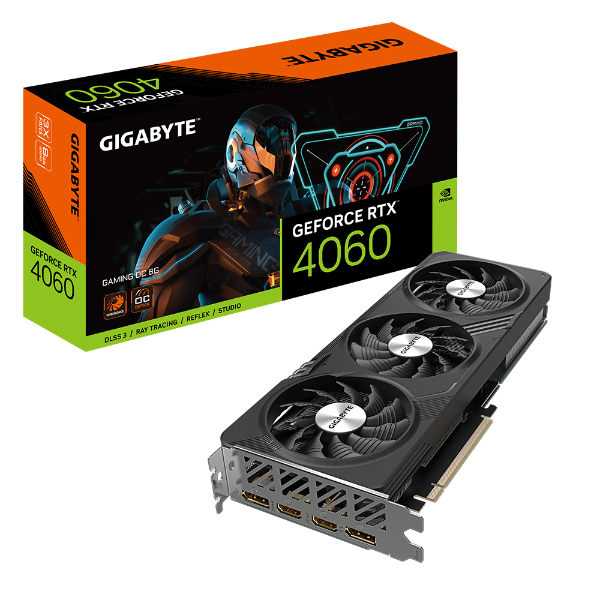 Gigabyte GeForce RTX 4060 GAMING OC 8G 3Xfan