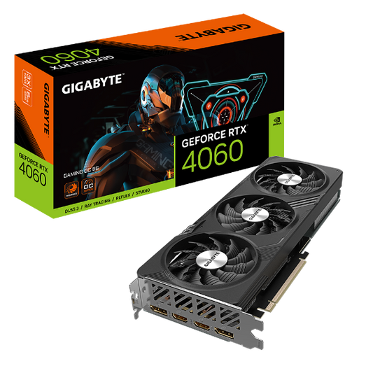 Gigabyte GeForce RTX 4060 GAMING OC 8G 3Xfan