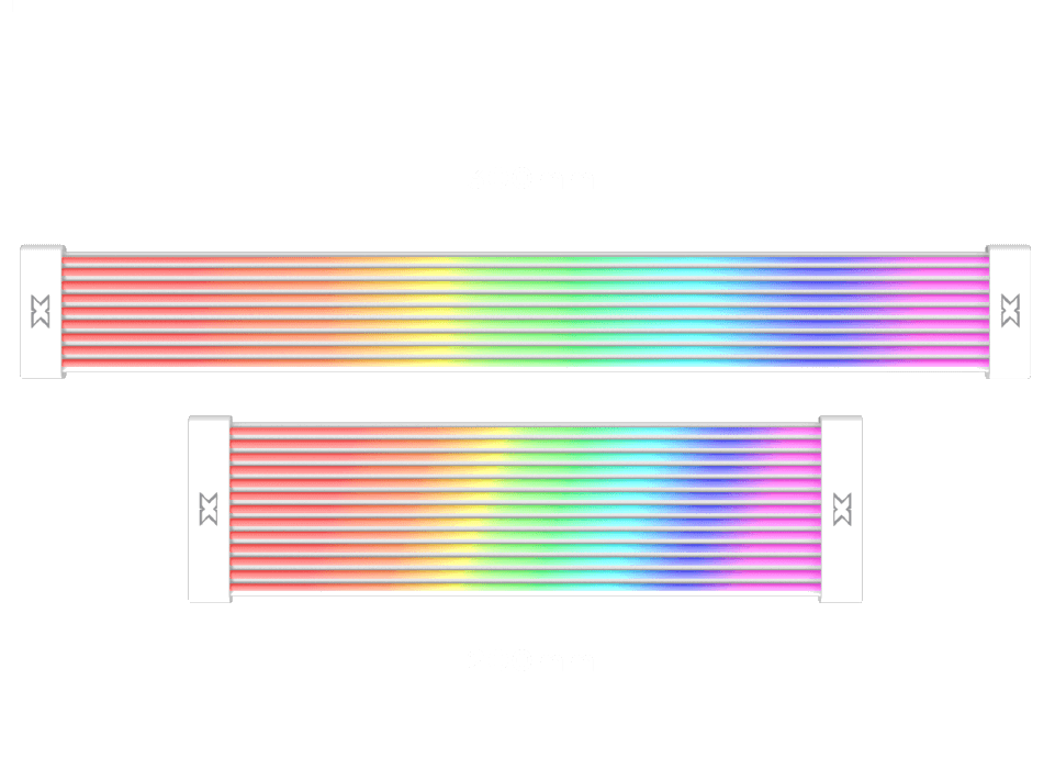 غطاء كابل XIGMATEK iCover II pcie ARGB LED يتضمن وحدة تحكم صغيرة