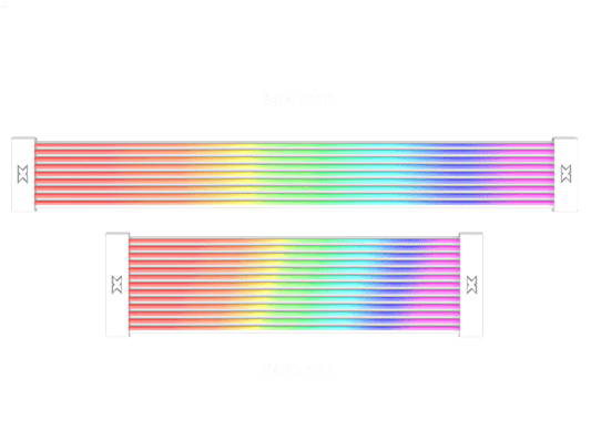 XIGMATEK iCover II ARGB LED cable cover includes mini controller