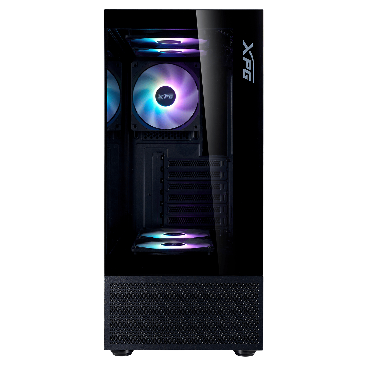 XPG INVADER X MINI 5 x ARGB FANS Compact Mid-Tower Chassis - Black