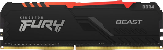 Kingston FURY Beast 16GB 3200MHz RGB DDR4 CL16 Desktop Memory