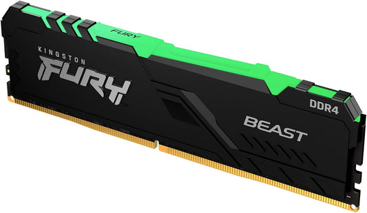 Kingston FURY Beast 16GB 3200MHz RGB DDR4 CL16 Desktop Memory