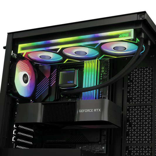 XPG LEVANTE II 360 All-in-One CPU LIQUID COOLER - BLACK