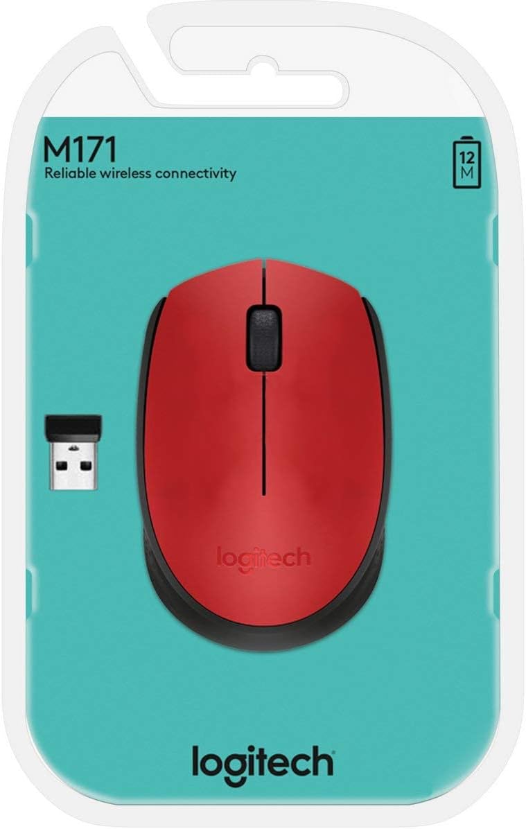 Logitech Wireless Mouse M171, RED,BLUE,BLACK