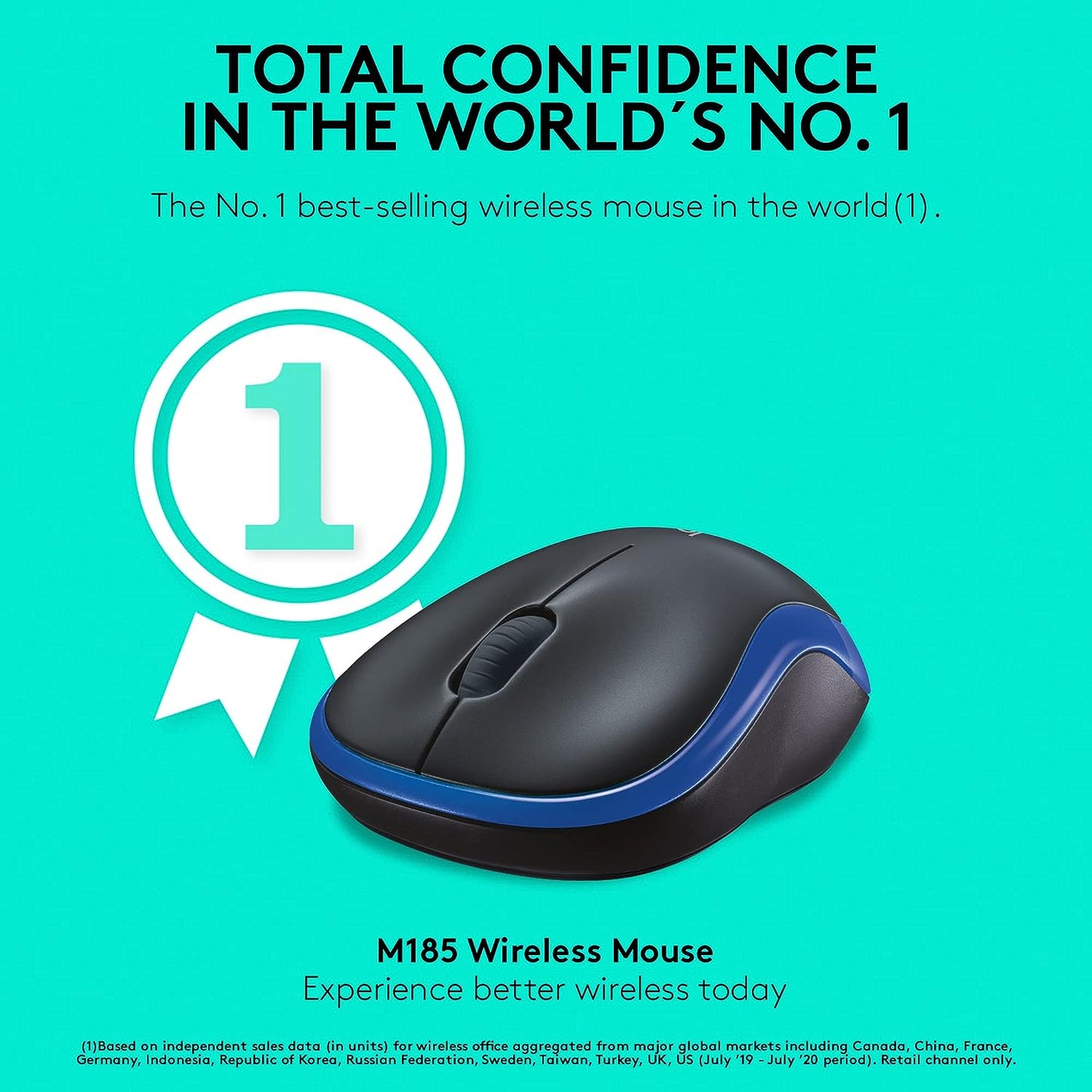 Logitech Wireless Mouse M185 BLUE