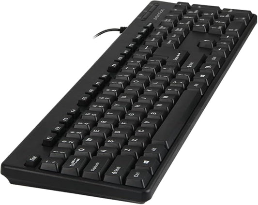 MeeTion MT K100 USB Standard Wired Keyboard Arabic-Black