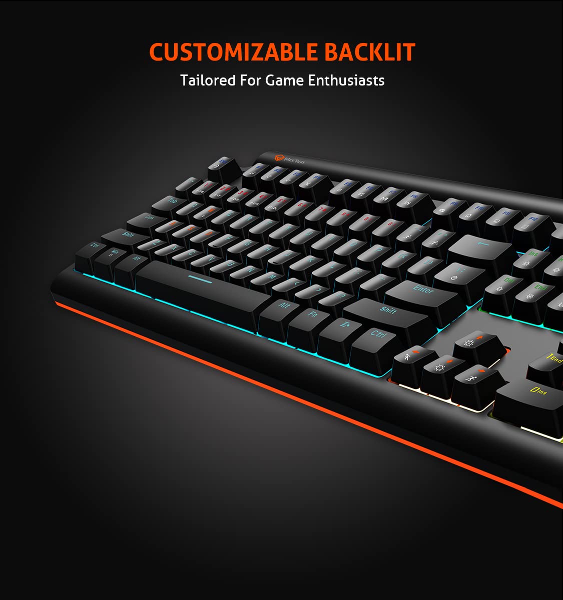 MEETION MT MK600 Wired Mechanical red switch Gaming Keyboard