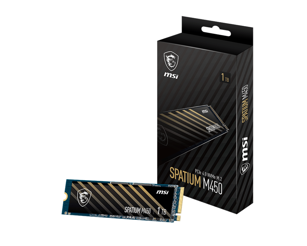MSI SPATIUM M450 1TB PCIe 4.0 NVMe M.2 V1