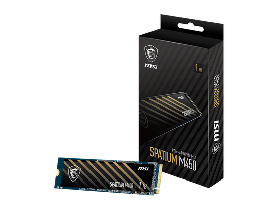 MSI SPATIUM M450 1TB PCIe 4.0 NVMe M.2 V1