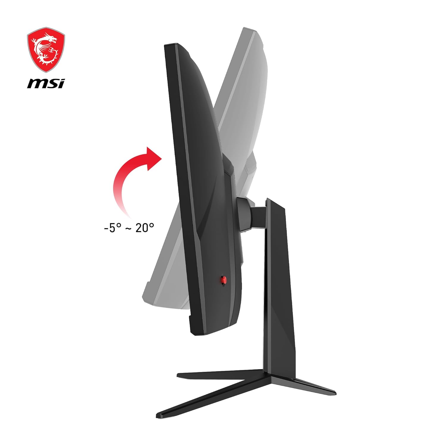 MSI G24C4 E2 24 Inch FHD Curved Gaming Monitor - 1500R 1920 x 1080 VA Panel, 180Hz / 1ms