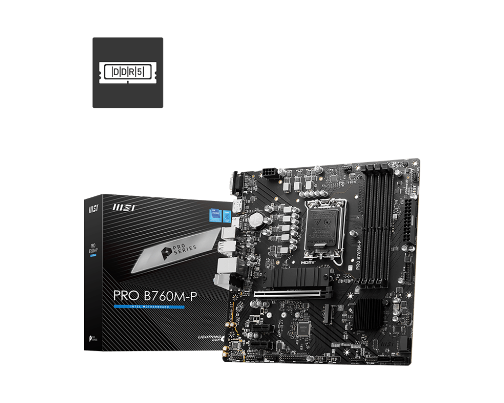 MSI PRO B760M-P Intel LGA 1700 DDR5