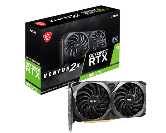 MSI RTX 3060 Ti VENTUS 2X 8G OCV1 LHR