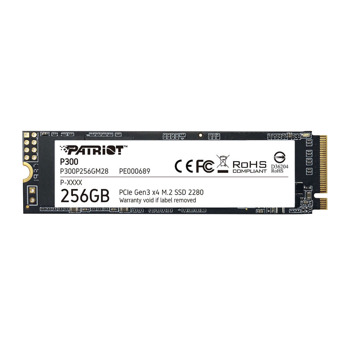 Patriot P300 M.2 PCIe Gen 3 x4 256GB