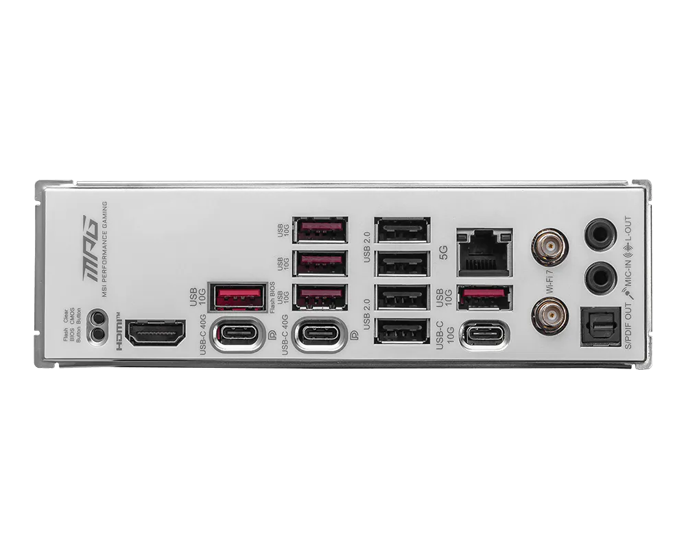 MSI MPG X870E EDGE TI WIFI Pcie 5.0 AM5 ATX Motherboard