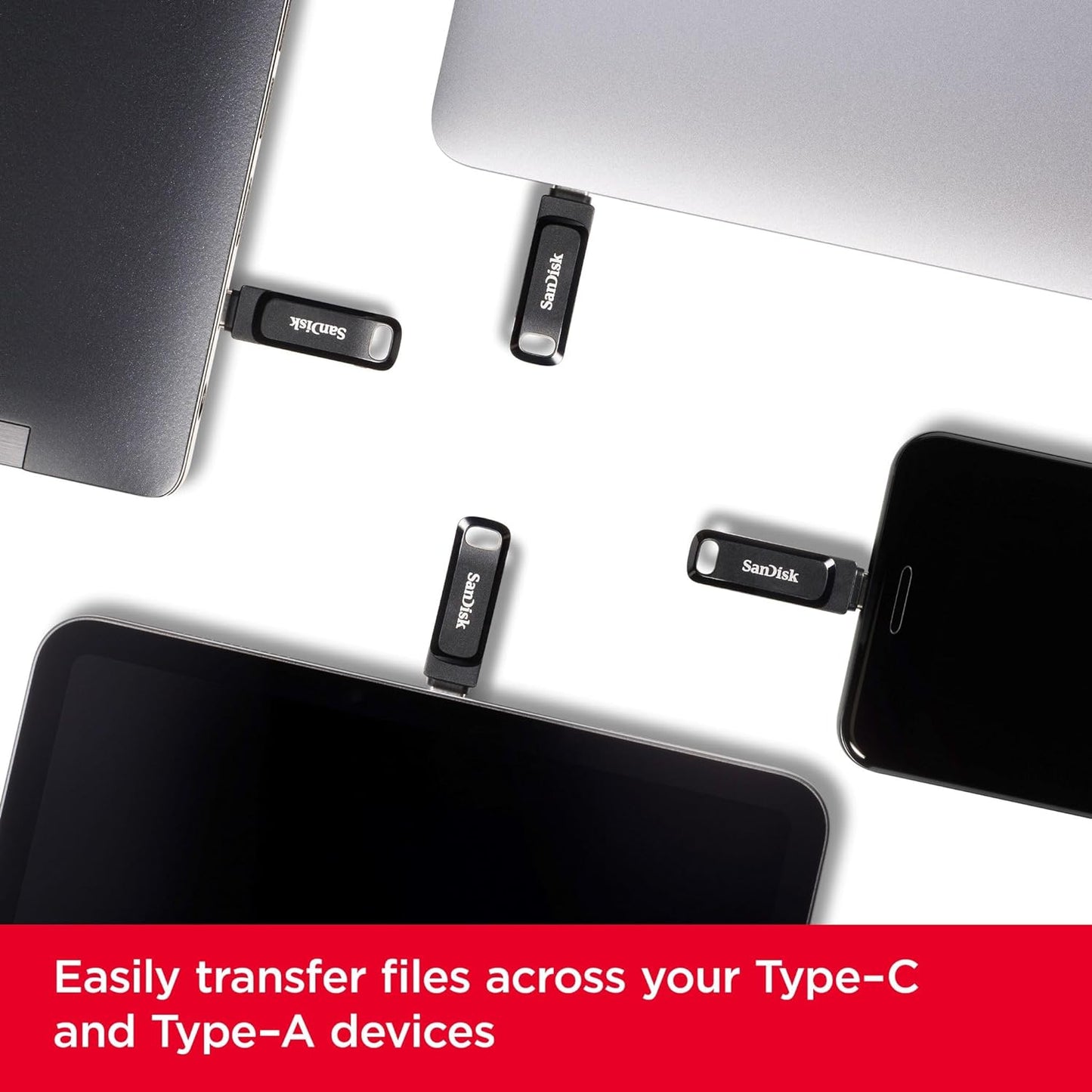 SanDisk Ultra Dual Drive Go USB Type-C Flash Drive 64GB