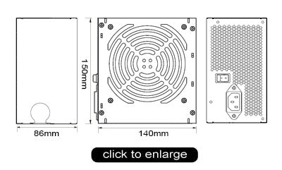 SilverStone ST70F-ES230 80 PLUS WHITE 700W ATX power supply