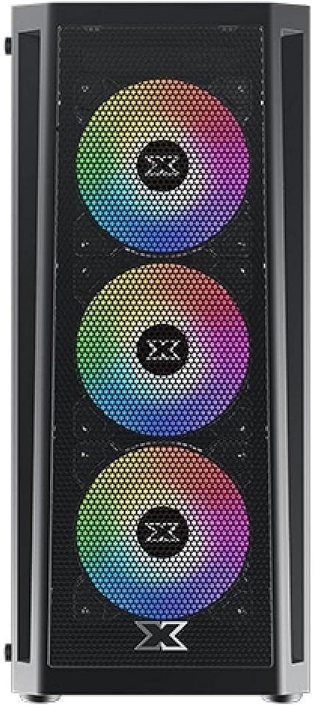 Xigmatek Master X Gaming MID Tower Case 4 Fans ARGB + PSU 600W 80+ WHITE
