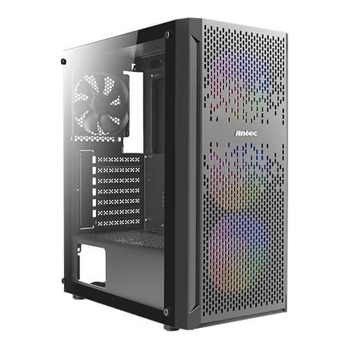 Case Antec NX290 with 4 Fans (3 ARGB +1 Normal) with PSU Antec Atom